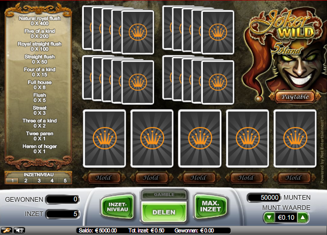 Video Poker website